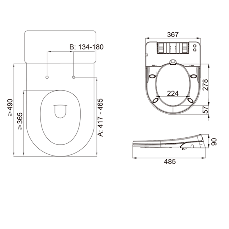 luxury bidet toilet seat